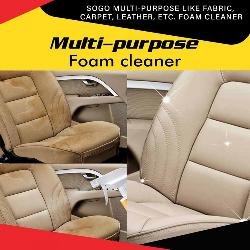 Sogo Multipurpose Like Fabric Carpet Leather Etc Foam Cleaner 650 Ml