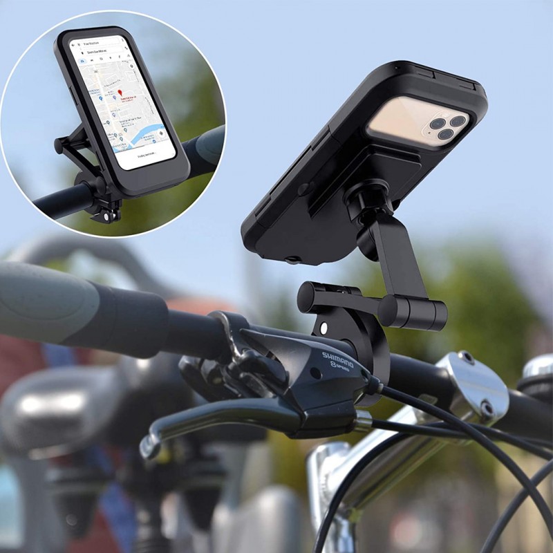 Waterproof Phone Stand Bicycle And Bike Handlebar Mobile Support Mount